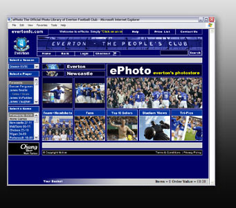 Everton Footbal Club Print Sales Site - ePhoto